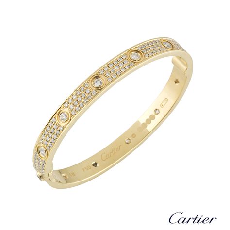 love bracelet with diamonds - love bracelet full diamond.